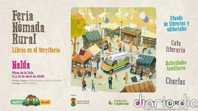 Este sábado comienza en Nalda la 'Feria Nómada Rural. Libros en el territorio'