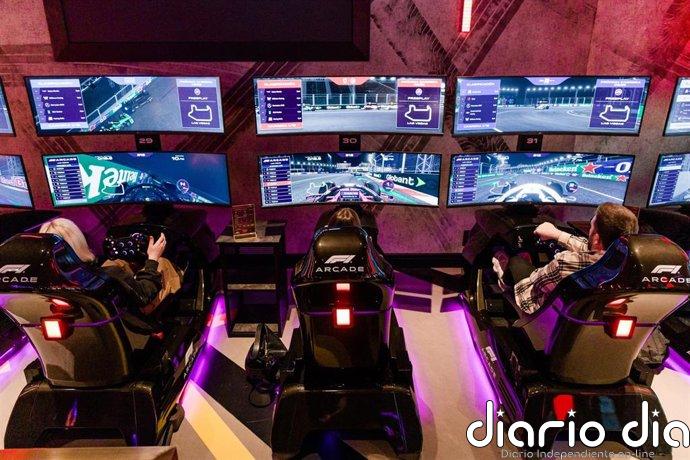 F1 Arcade calienta motores para su apertura en Madrid, con cerca de 70 simuladores para una experiencia inmersiva