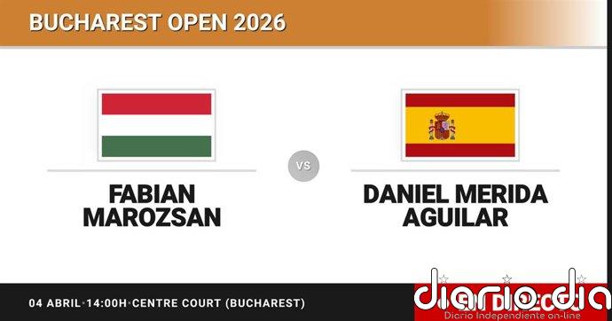 Fabian Marozsan - Daniel Merida Aguilar, en directo hoy: sigue el partido de Bucharest Open