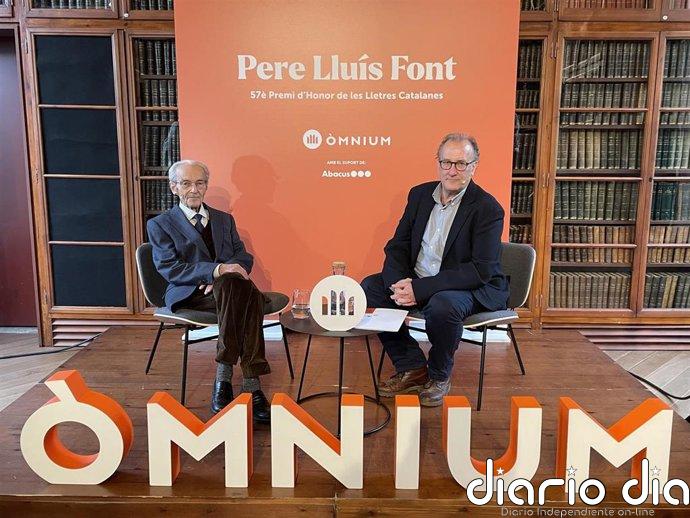 Fallece a los 91 años el filósofo Pere Lluís Font, 57 Premi d'Honor de les Lletres Catalanes