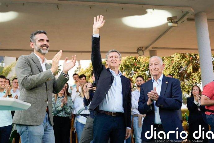 Feijóo rechaza el modelo de Sánchez a través de Montero y llama a la mayoría el 17M: "No deis un balón por perdido"