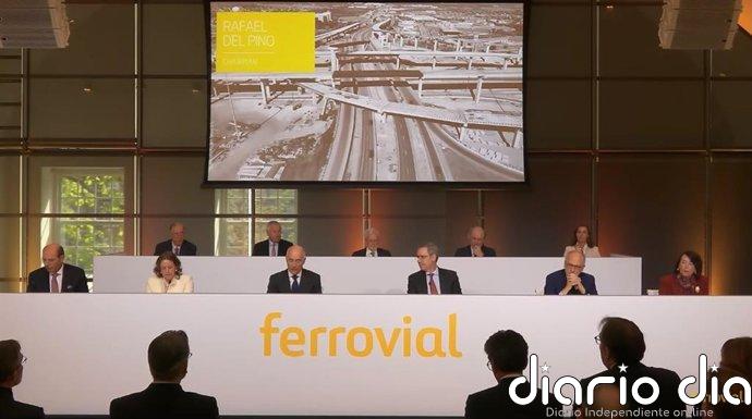 Ferrovial apunta a un dividendo de 1.000 millones este año y la junta aprueba la reelección de Madridejos
