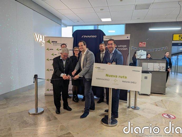 Finnair inaugura la ruta directa Valencia-Helsinki y conecta a los viajeros con su hub de vuelos a Asia