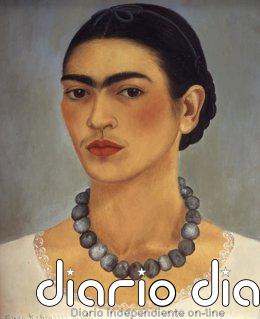 Fundación Banco Santander retrasa a septiembre la llegada de la Colección Gelman a España tras la petición de México Archivo - La pintura de Frida Kahlo 'Autorretrato con collar'