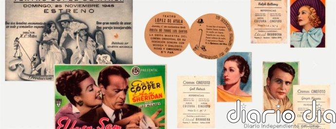 Fundación CB custodia una colección de programas y cromos que narra la historia del cine clásico de Hollywood en Badajoz