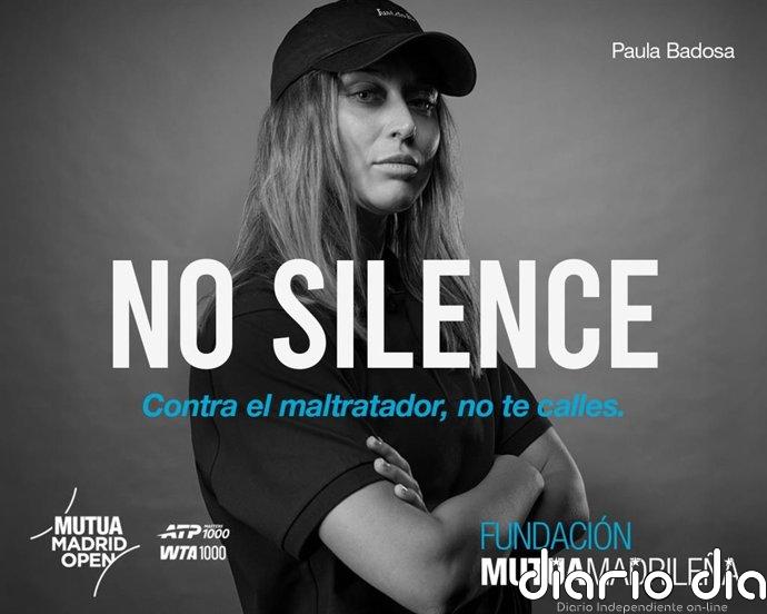 Fundación Mutua Madrileña lanza 'No silence': los tenistas se unen contra la violencia de género en Mutua Madrid Open