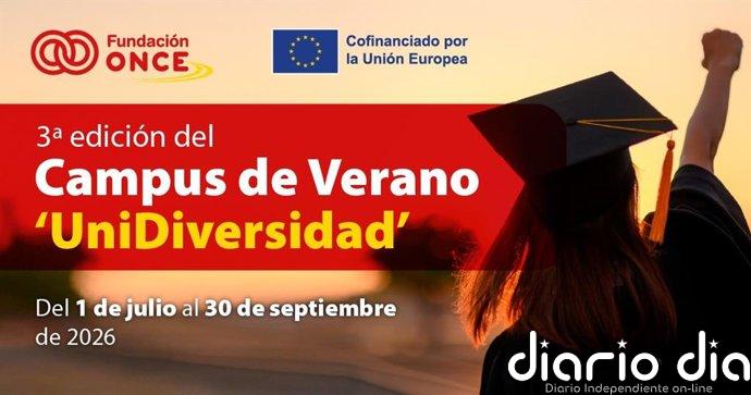 Fundación ONCE busca universidades y entidades para organizar campus de verano para jóvenes con discapacidad intelectual