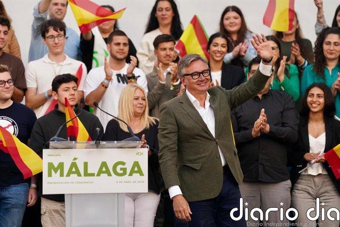Gavira dice que Vox traerá a Andalucía sentido común: "Nos merecemos más que corrupción de Montero y estafa de Moreno"
