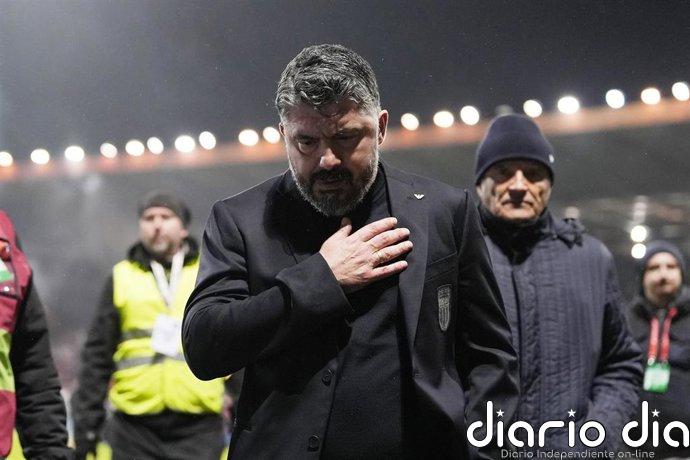 Gennaro Gattuso deja su cargo como seleccionador de Italia