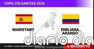 Guiomar Maristany - Emiliana Arango, en directo hoy: sigue el partido de Copa Colsanitas