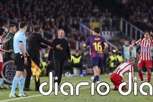 Hansi Flick: "El VAR estuvo muy concentrado con el Atlético; era alemán, gracias"