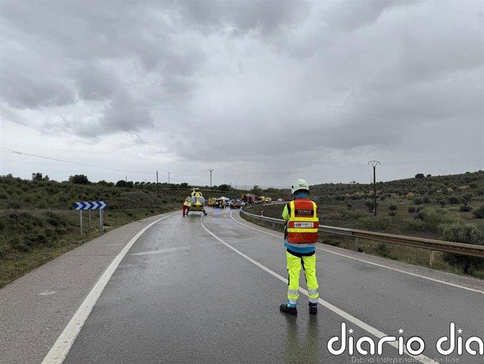 Herido grave un hombre de 56 años tras un choque frontal con un coche en Morata de Tajuña