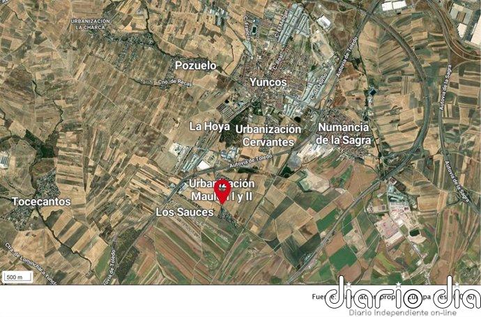 Hospitalizada una niña de 12 años tras ser arrollada por un turismo en Yuncos