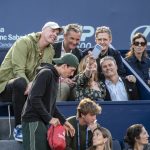 Iñaki Urdangarin, divertida tarde disfrutando del tenis con amigos en Barcelona