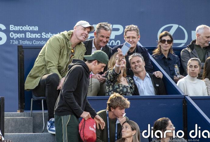 Iñaki Urdangarin, divertida tarde disfrutando del tenis con amigos en Barcelona