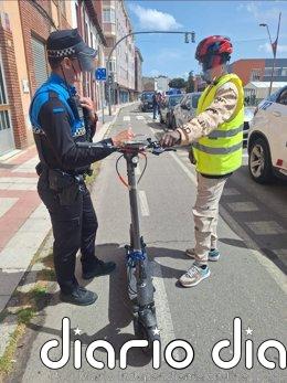 Inmovilizados 10 patinetes en San Andrés (León), uno de ellos sustraído, por no cumplir con los requisitos