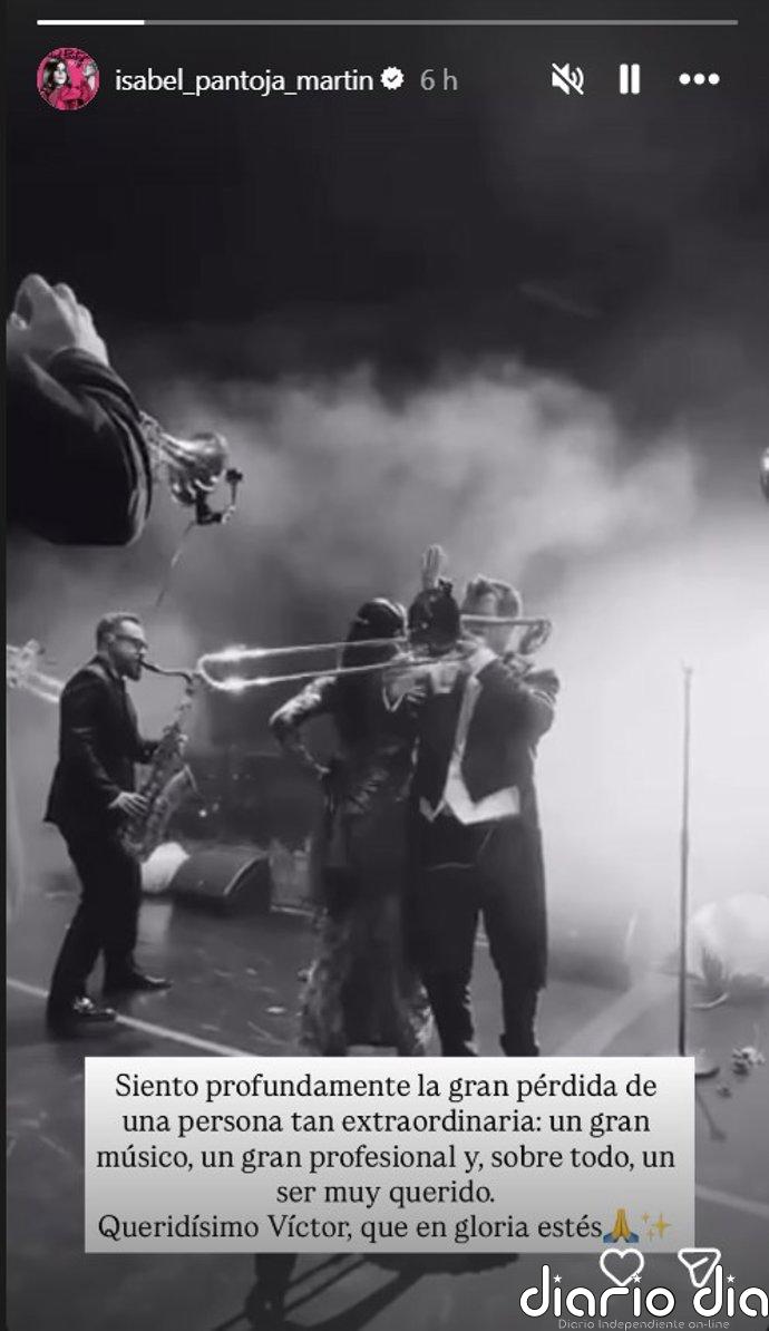 Isabel Pantoja rompe su silencio para despedirse de su director de orquesta, Víctor Eloy López
