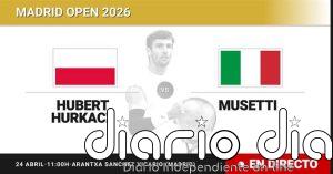 Jannik Sinner - Benjamin Bonzi, en directo hoy: sigue el partido de Madrid Open