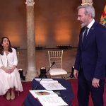 Jorge Azcón jura su cargo de jefe del Ejecutivo autonómico de Aragón de la XII Legislatura