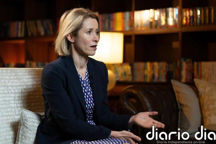 Kallas defiende la solución de dos Estados como "la única" para que palestinos e israelíes vivan "en paz"