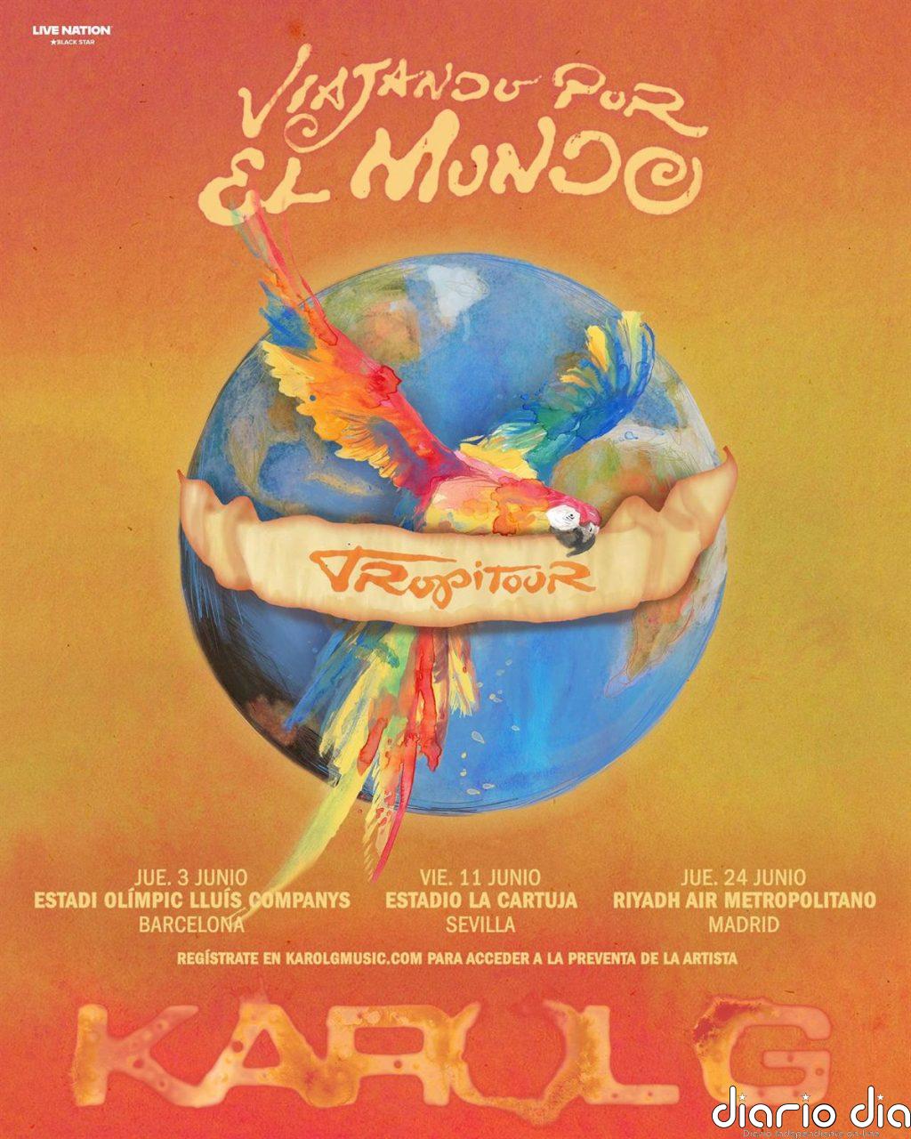 Karol G actuará en Madrid el 24 de junio de 2027