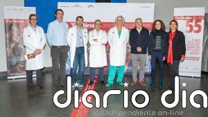 La campaña contra el colesterol ‘Tu Línea Roja 55’ llega al Hospital Marqués de Valdecilla