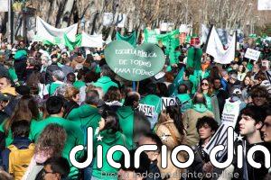 La comunidad educativa madrileña marcha este domingo contra los "recortes" de la pública y el "abandono institucional"