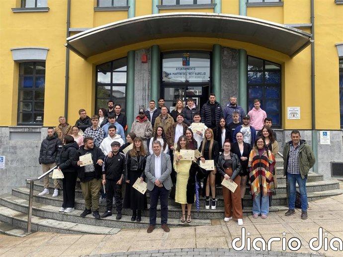 La Escuela Taller de San Martín del Rey Aurelio logra un 95,8% de certificaciones y un 15% de inserción laboral