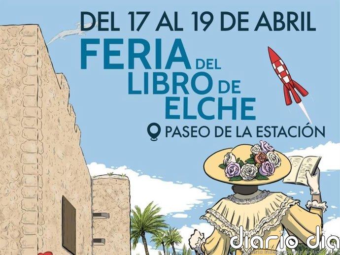 La Feria del Libro de Elche prevé reunir a más de 120 autores en el Paseo de la Estación