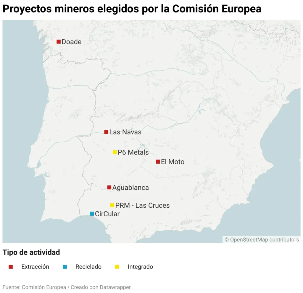La fiebre por las tierras raras: España, un 'yacimiento clave' para la autonomía europea y con proyectos en Extremadura