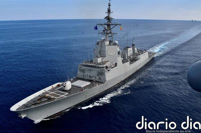 La fragata 'Cristóbal Colón' regresa a Ferrol tras su despliegue en Chipre