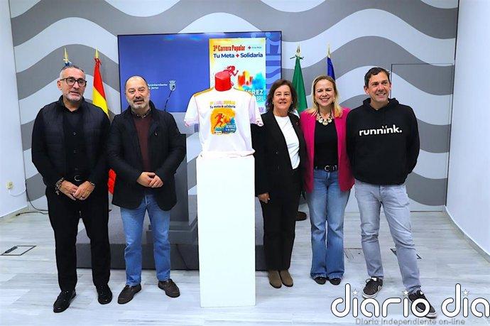 La III Carrera Cruz Roja Jerez 'Tu Meta + Solidaria', enmarcada por primera vez en el Circuito de Carreras Populares