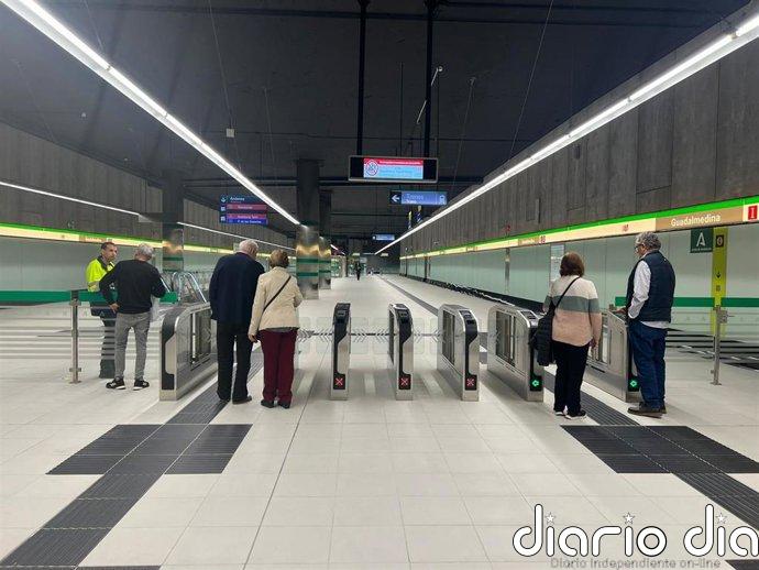 La Junta cifra en un 90% el seguimiento "sin incidencias" del paro parcial del metro de Málaga la tarde del Jueves Santo