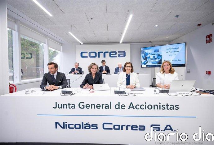 La Junta General de Grupo Correa aprueba un dividendo de 0,30 euros por acción, pagadero el 8 de mayo