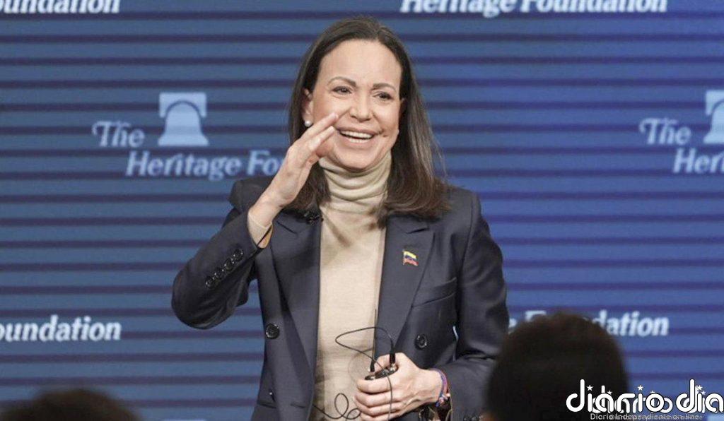 La opositora venezolana María Corina Machado estará en Madrid el próximo 18 de abril