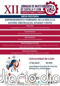 La ULE acogerá el viernes la XII edición de las Jornadas de Investigadoras de Castilla y León