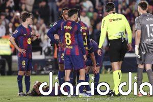 Lamine, a lo Cid, le da el triunfo al Barça ante el Celta