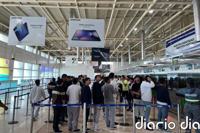 Las autoridades venezolanas reciben a casi 200 nacionales en un nuevo vuelo de deportación desde EEUU