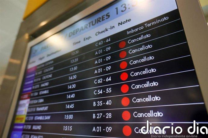 Limitaciones al repostaje en cuatro aeropuertos italianos por falta de combustible por el conflicto en Irán