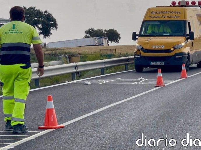 Lorite visita la obra de las carreteras 'De Dos Torres a Pedroche' y 'Ramal de Acceso a Dos Torres' en Córdoba