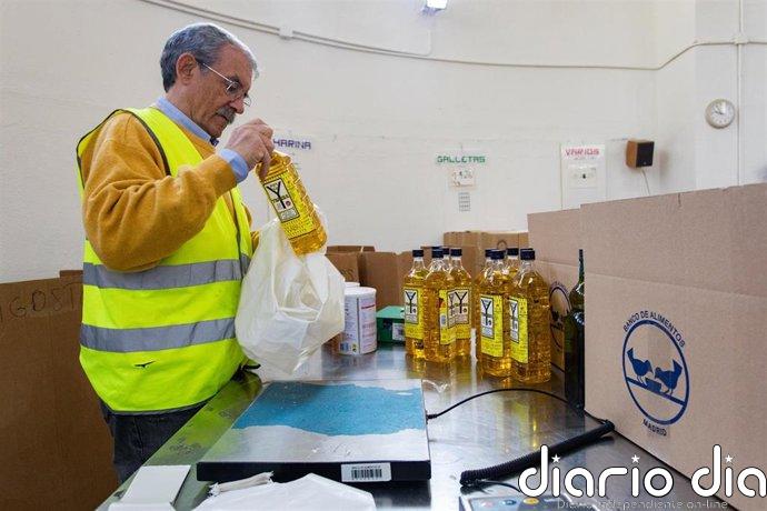 Los bancos de alimentos de Madrid atendieron en 2025 con una comida diaria a más de 100.000 personas