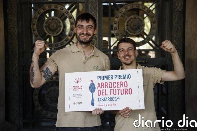 Los chefs del restaurante madrileño Fisgón se coronan como 'Arroceros del Futuro' en Tastarròs 2026