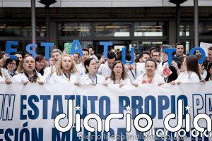 Los médicos inician este lunes la tercera semana de huelga del año para reclamar un Estatuto Marco propio