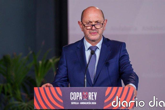 Louzán: "La cordialidad del fútbol español es lo más importante, es lo que debemos transmitir"