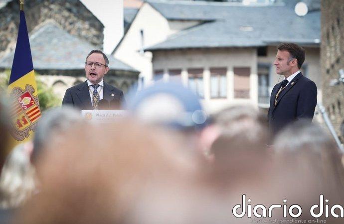 Macron advierte a Andorra de que si dice 'no' a Europa "la puerta no se reabrirá"