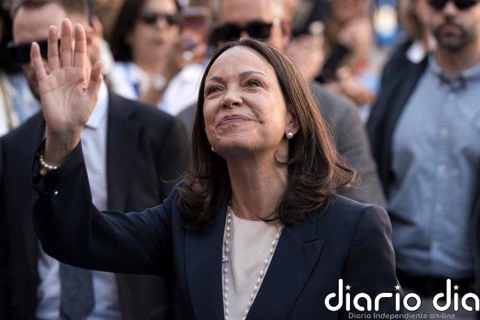 María Corina Machado reivindica el "reto" del voto en las urnas para que la "soberanía popular se haga respetar"