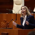 María Guardiola toma posesión como presidenta de la Junta de Extremadura este viernes en el Anfiteatro Romano de Mérida