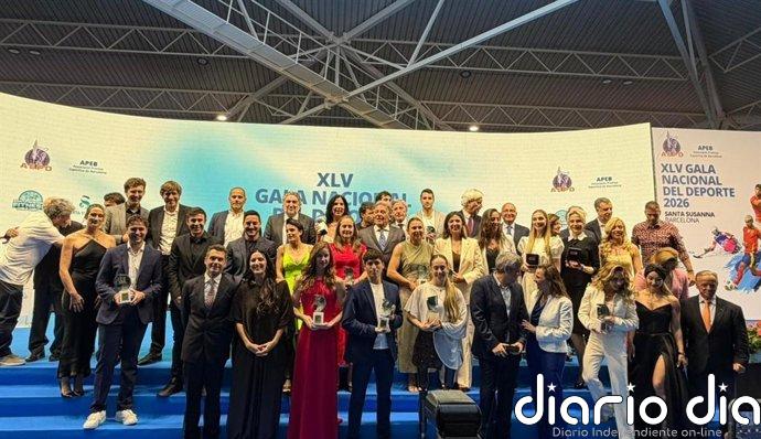 María Pérez, FC Barcelona, Espanyol y Mundo Deportivo, premiados en la Gala de la AEPD en Santa Susanna