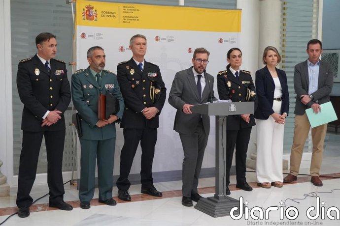 Más de 2.500 efectivos estatales integran el dispositivo de seguridad para la final de la Copa del Rey en Sevilla