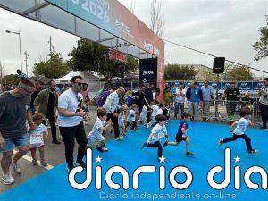 Más de 500 niños se aficionan al 'running' con las carreras infantiles del Medio Maratón de Almería